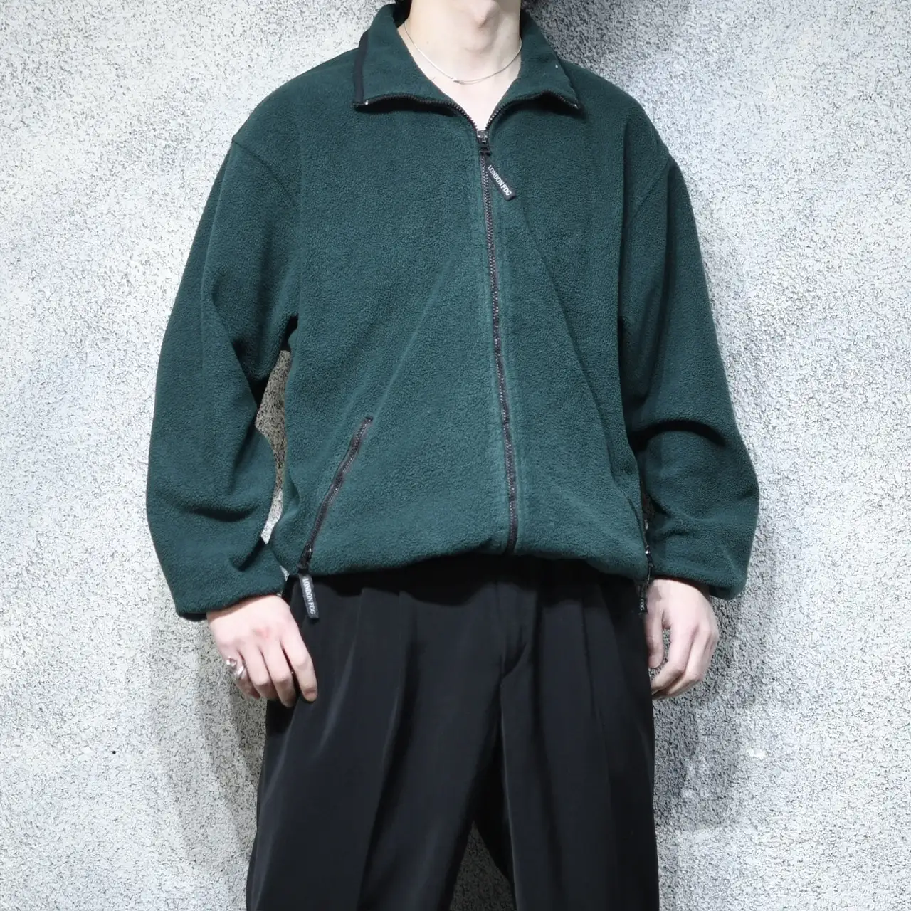 London Fog zip up fleece